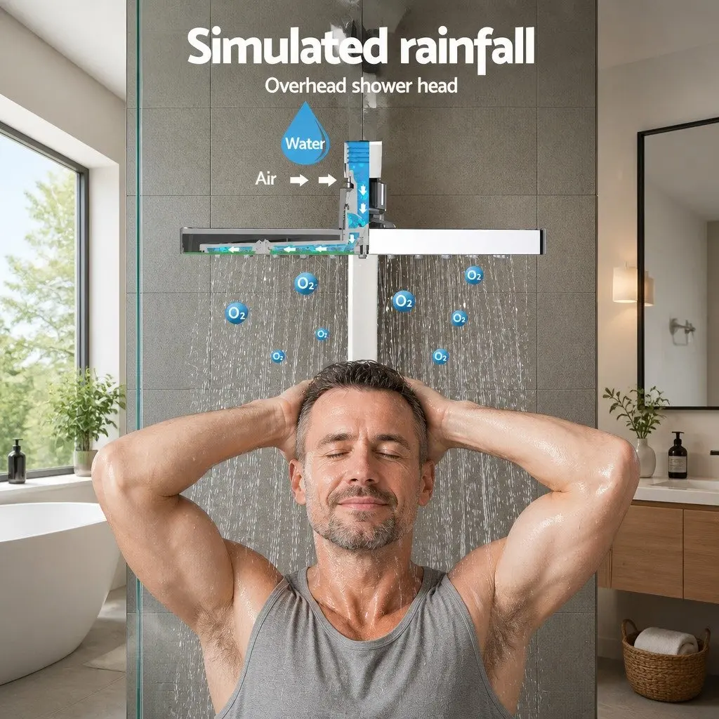 8 Inch Chrome Rain Shower Head