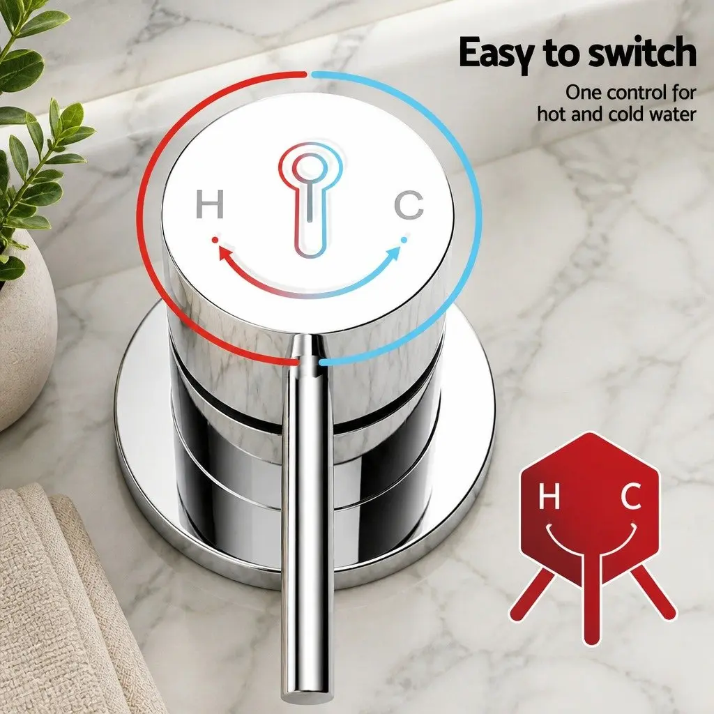4.5" Chrome Handheld Shower Head for Comfort