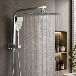 Value-Focused 12 Inch Rain Shower Head Set for Your Home