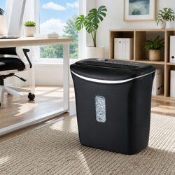Paper Shredder 12L Cross-Cut 8 Sheet Home Office Desktop Document Secure