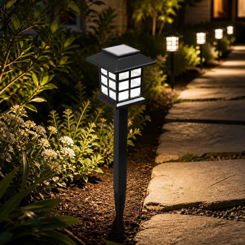 6 Pack of Solar Garden Lights for Outdoor Use
