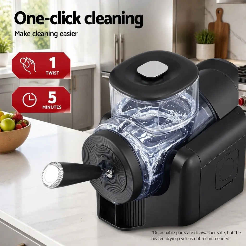 Slushie Machine Ice Cream Maker 2L Black for Frozen Smoothies Milkshakes