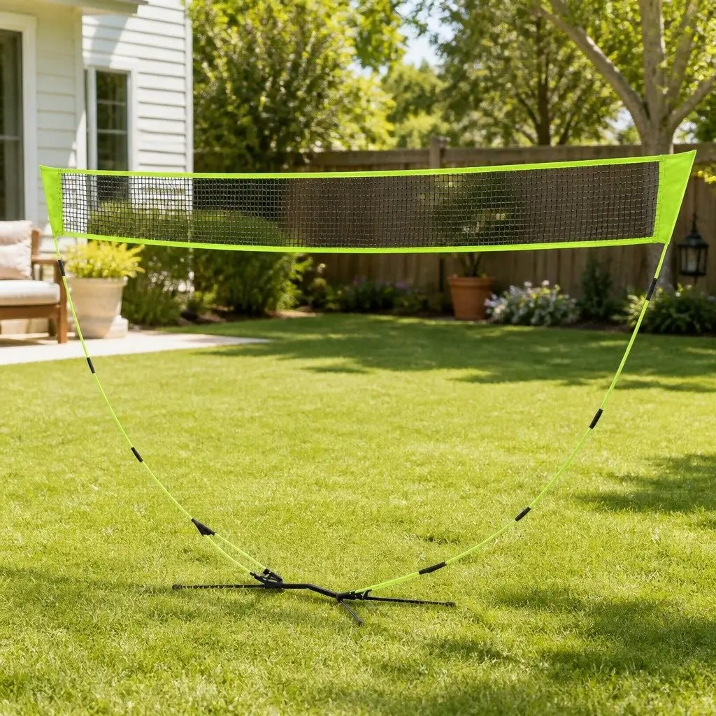 Portable Sports Net Kit for Badminton Tennis Volleyball 3M Green