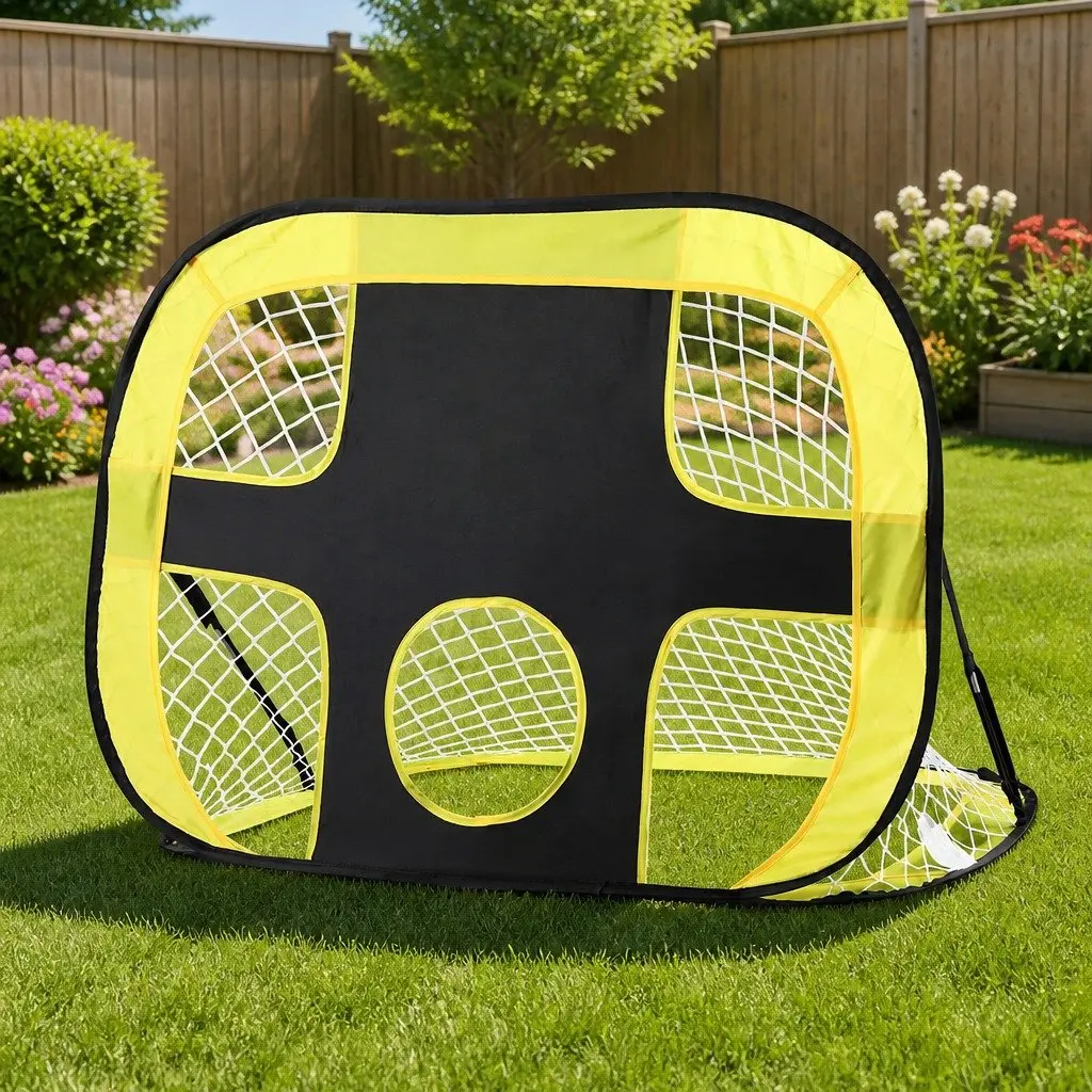 Portable Soccer Goal Net Training Target 107cm Green