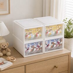 Reliable Large Storage Drawers Set for Organised Living