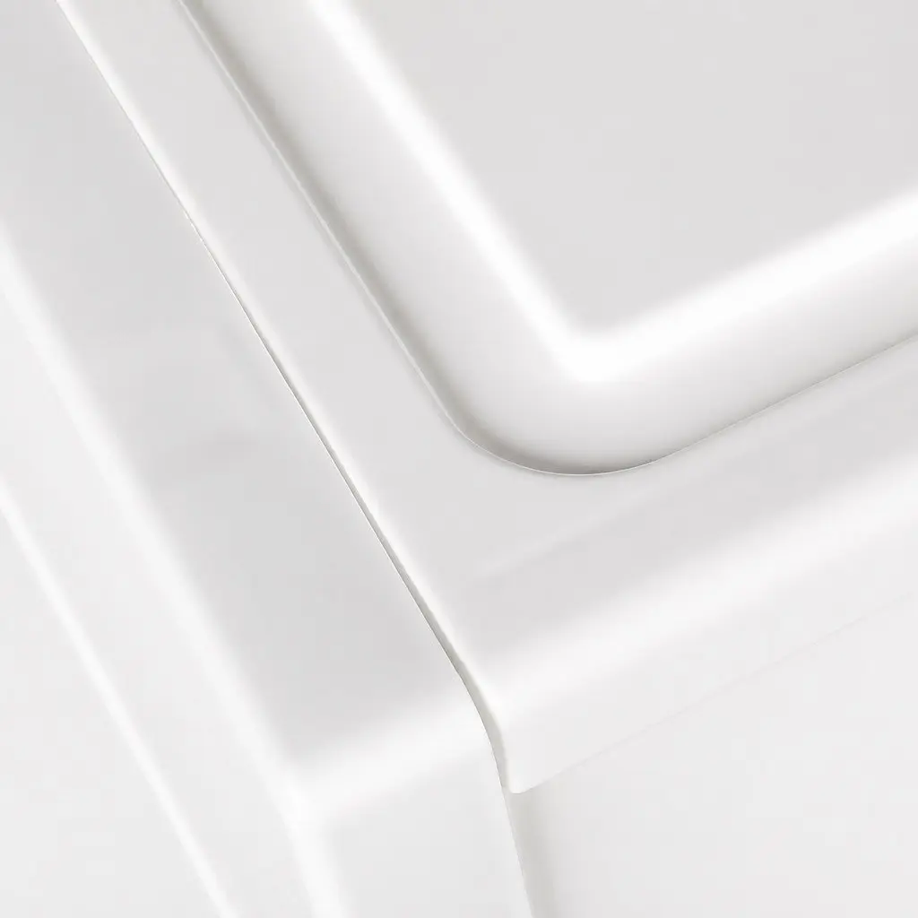 Storage Drawers Stackable Organiser 4 Pack Large Capacity White