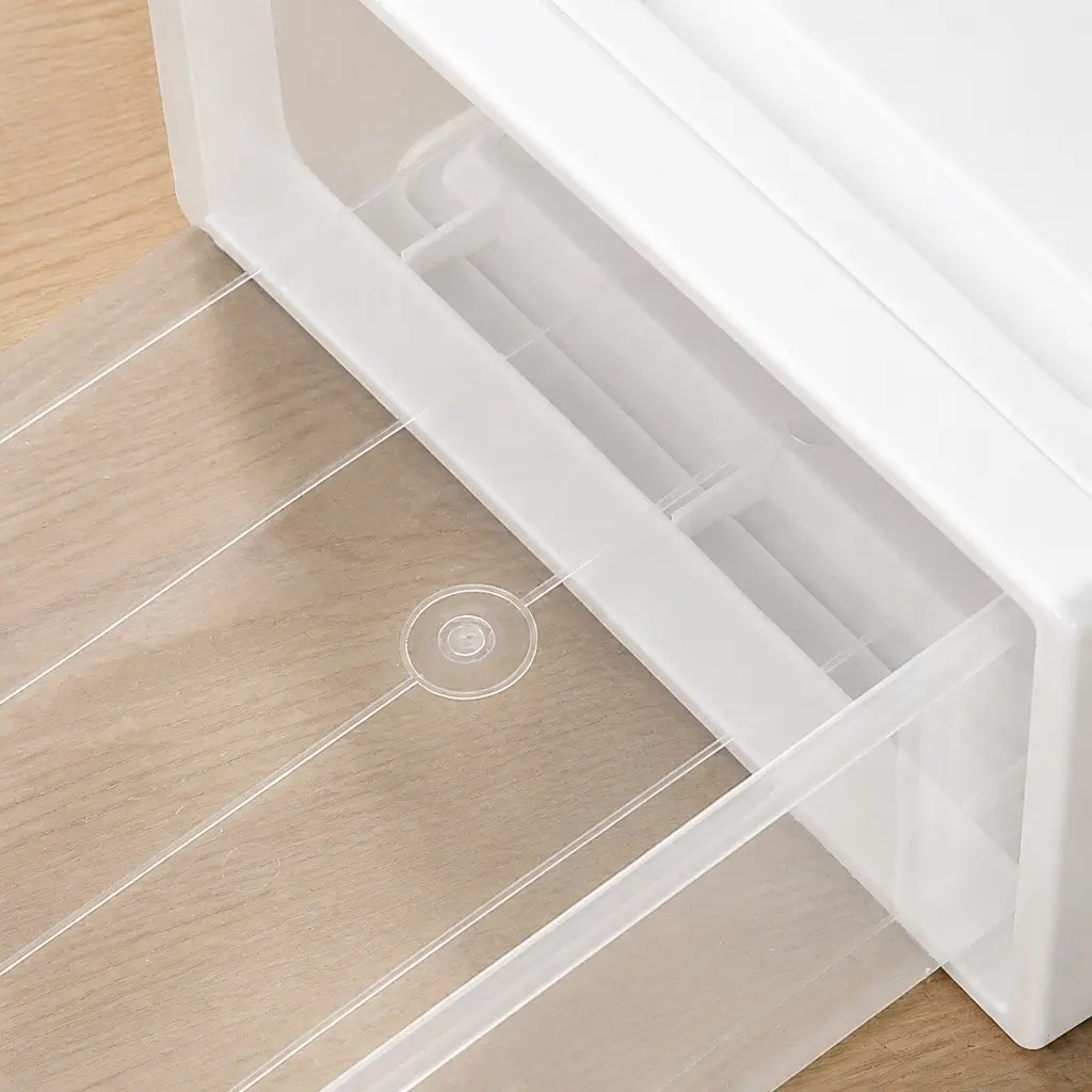 Large Storage Box Stackable Containers 5 Pack Kids Bedroom Playroom Organiser