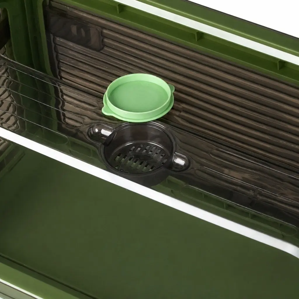 Stackable Storage Box Container 55L for Organizing Household Items Green