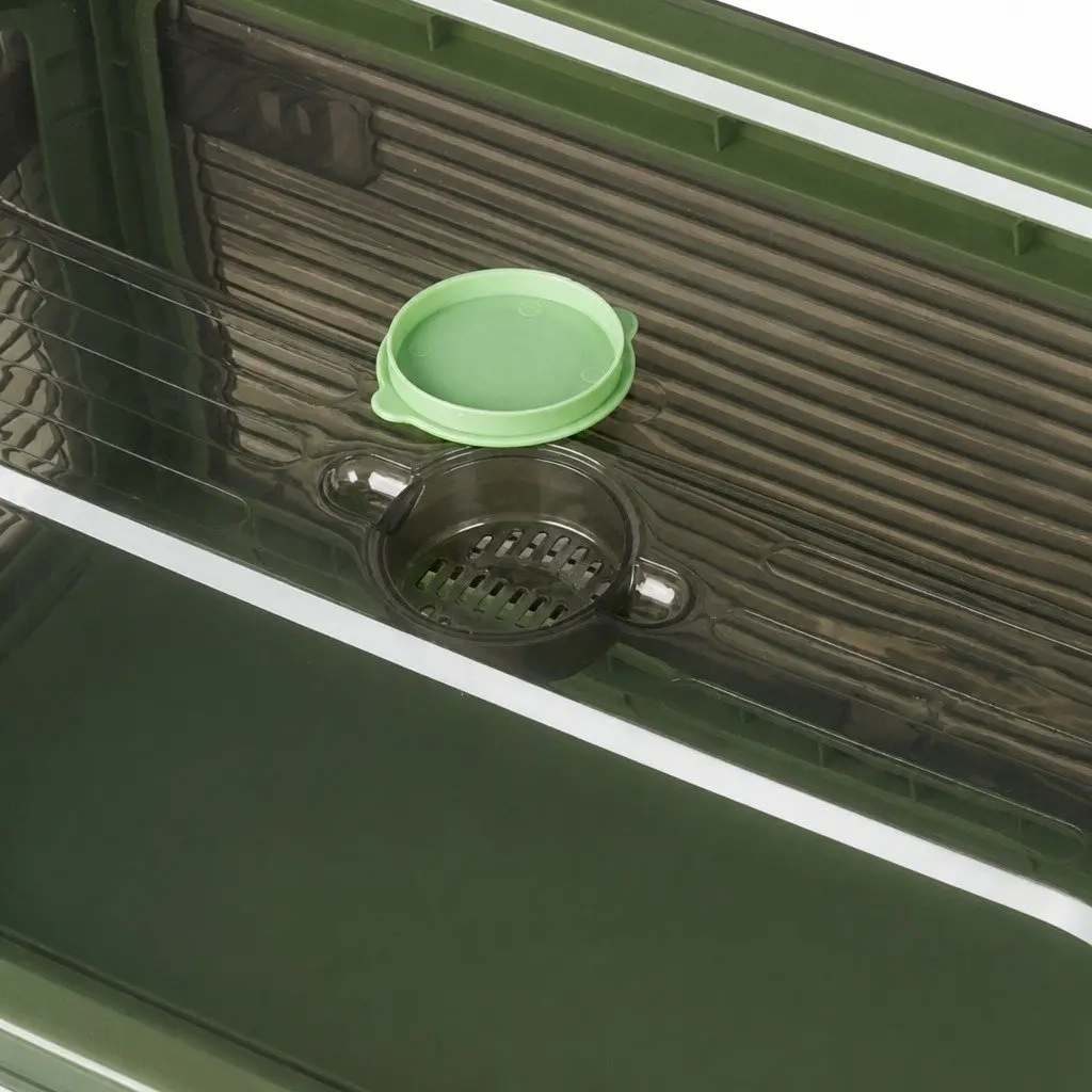 Stackable Storage Container Green Small Medium Organizer Box with Lid