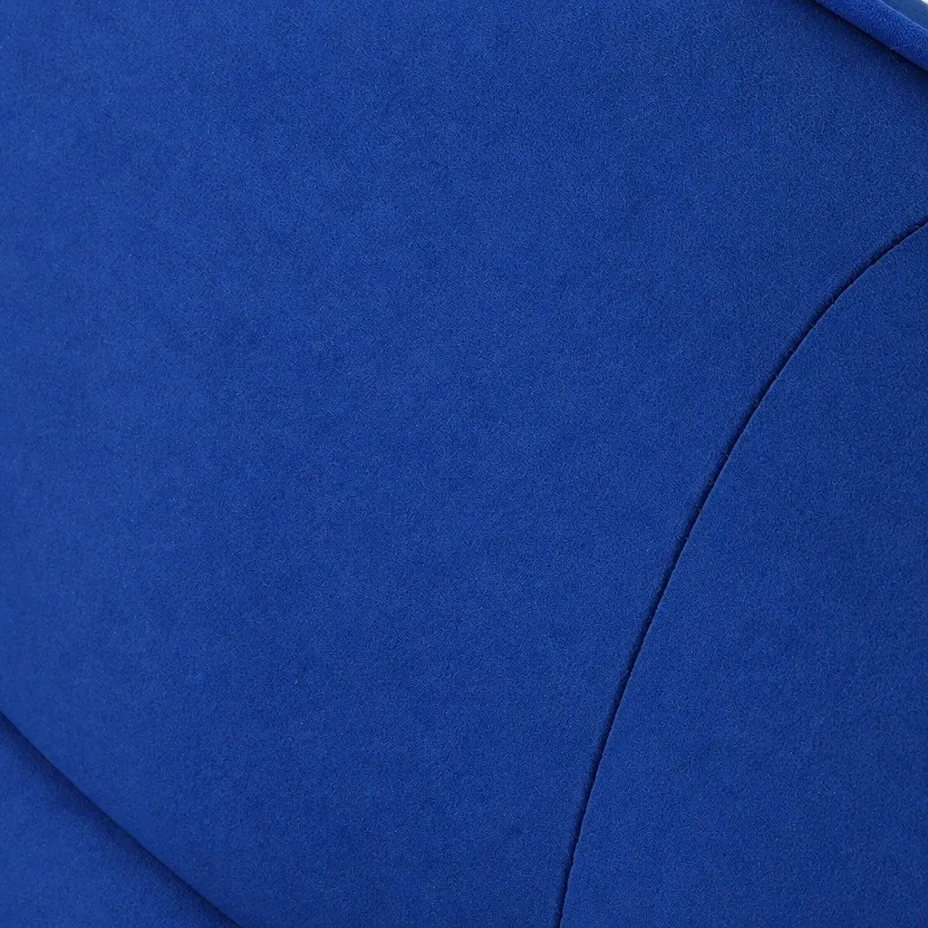 Convertible Sofa Bed Velvet Deep Blue 3 Seater Adjustable Backrest for Living Room Office or Guest Room