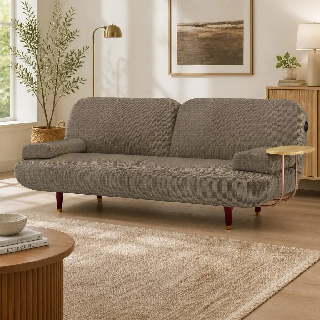 Sofa Bed with Charging Ports