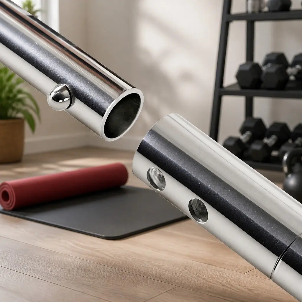 Adjustable Arm Trainer Chest Expander Strength Training Bar 66.5cm Black Red