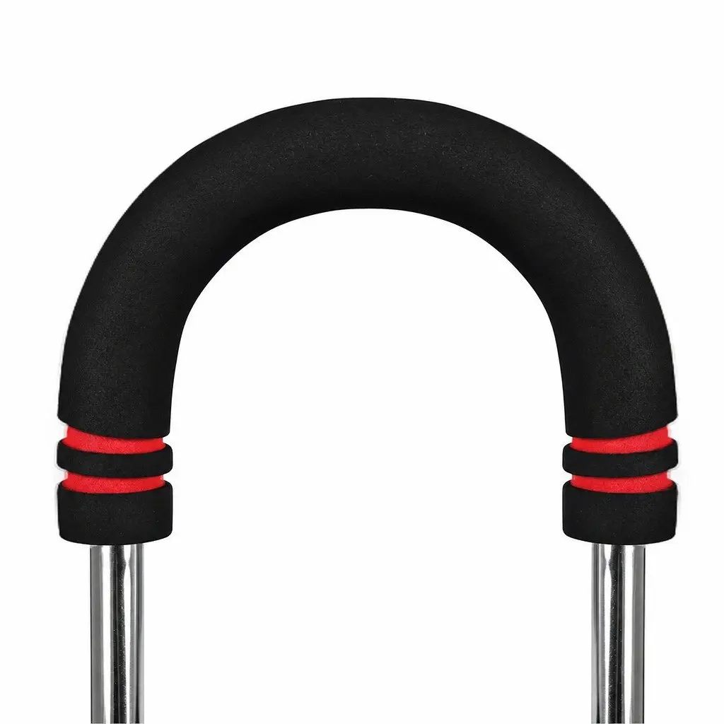 Adjustable Arm Trainer Chest Expander Strength Training Bar 66.5cm Black Red