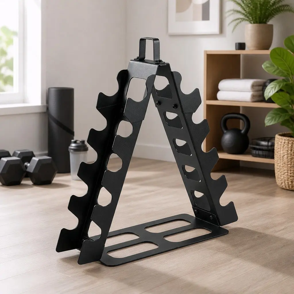 5 Pair Dumbbell Rack for Home Workouts