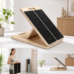 Reliable Adjustable Wooden Slant Board for Effective Stretching