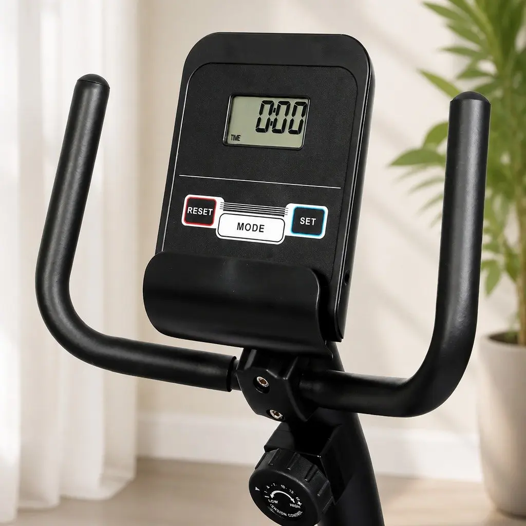 Recumbent Exercise Bike Low Impact Fitness Cardio Indoor Training Equipment Black or Grey