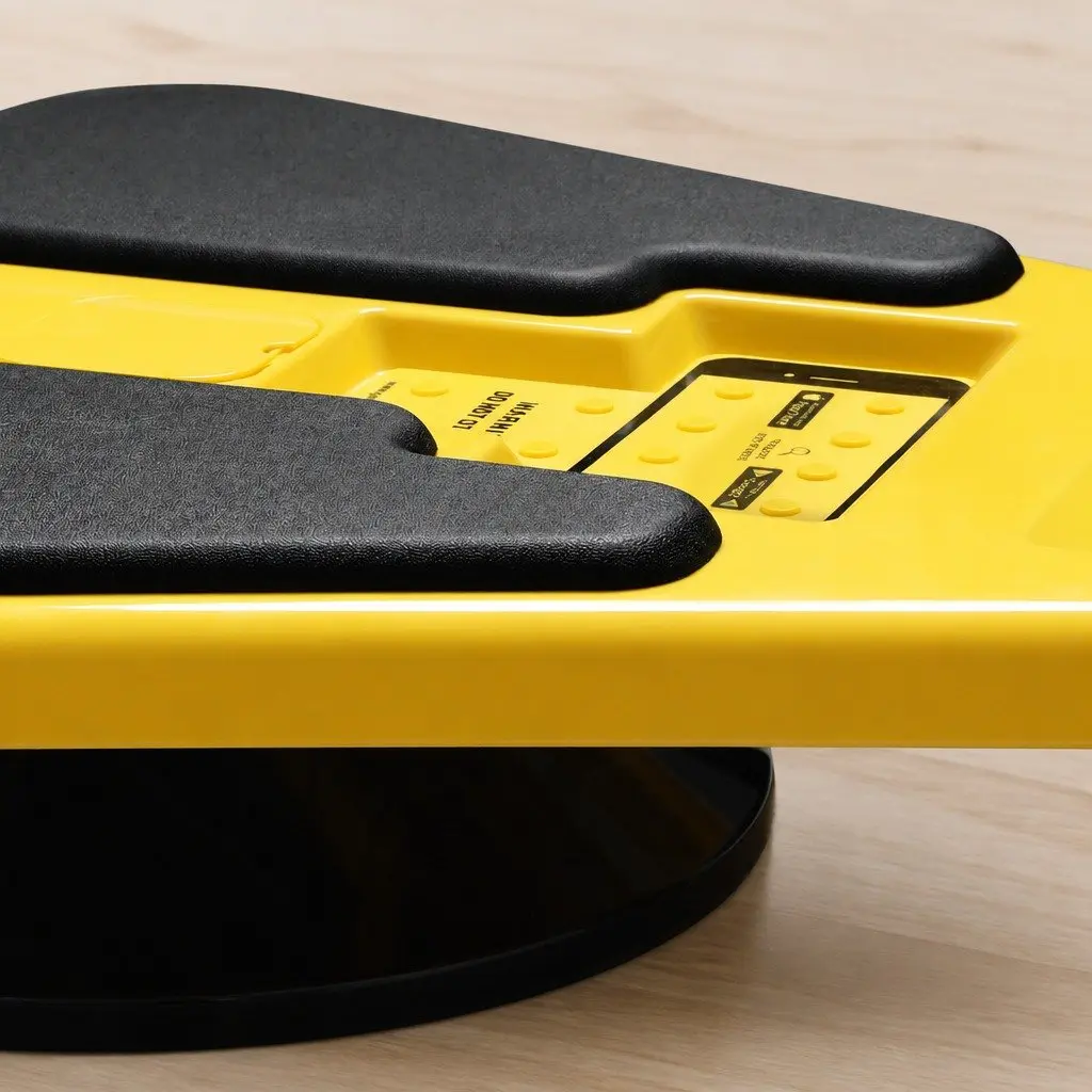 Balance Board Trainer Core Abdominal Exercise 56cm Yellow