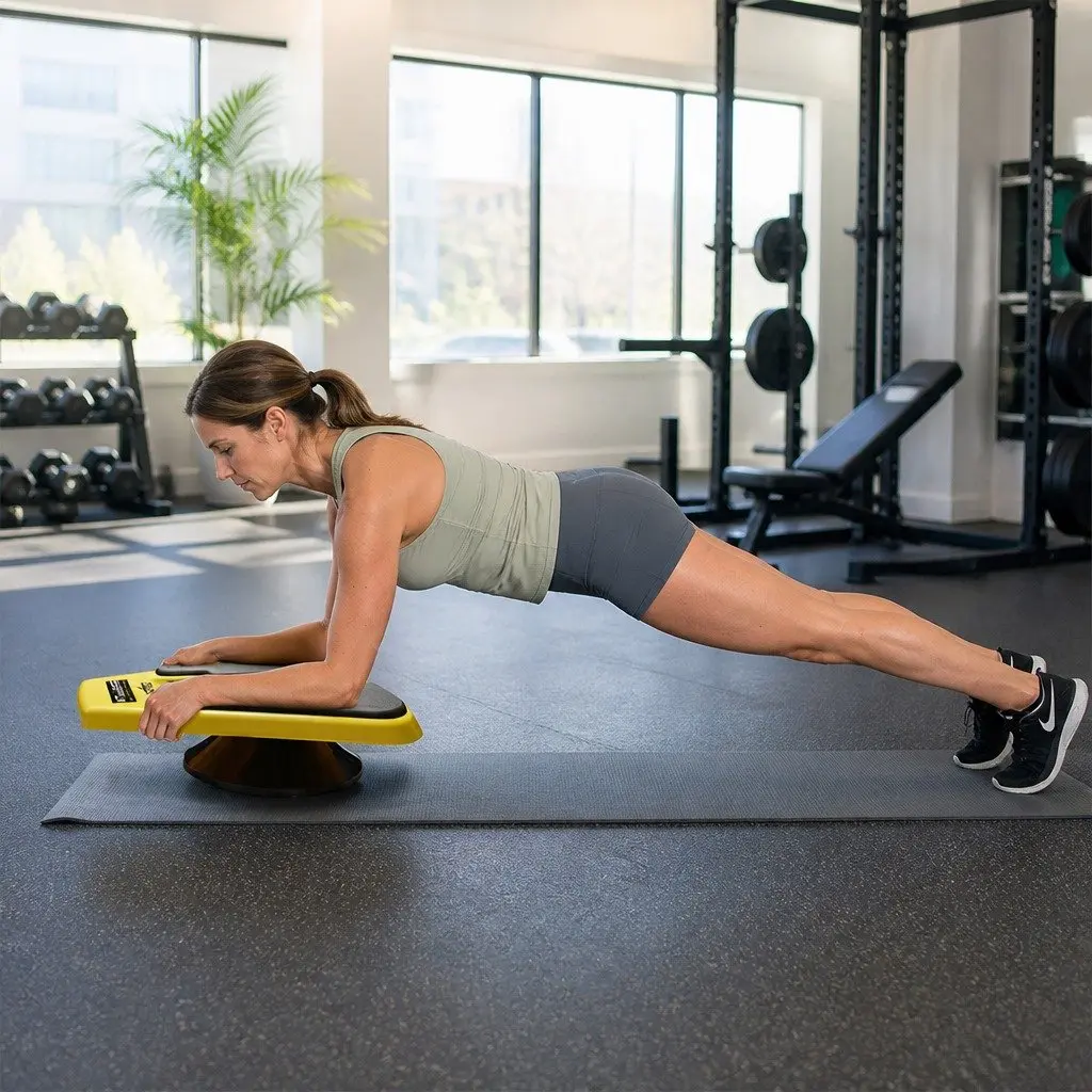 Balance Board Trainer Core Abdominal Exercise 56cm Yellow