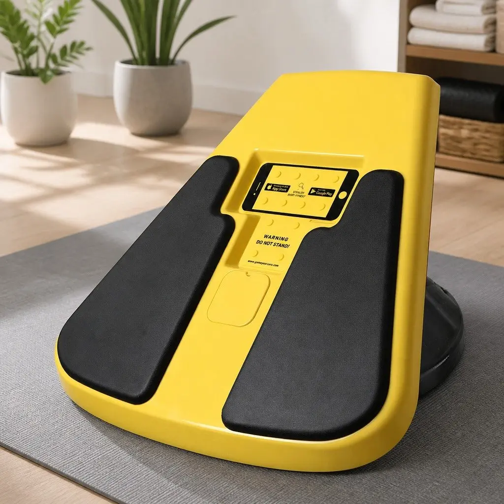 Balance Board Trainer Core Abdominal Exercise 56cm Yellow