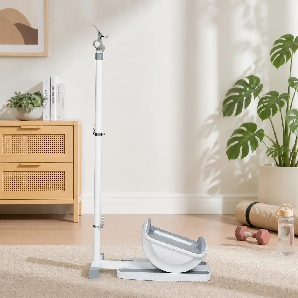 Adjustable Slant Board Leg Stretcher Home Fitness Exercise 55cm x 31cm White