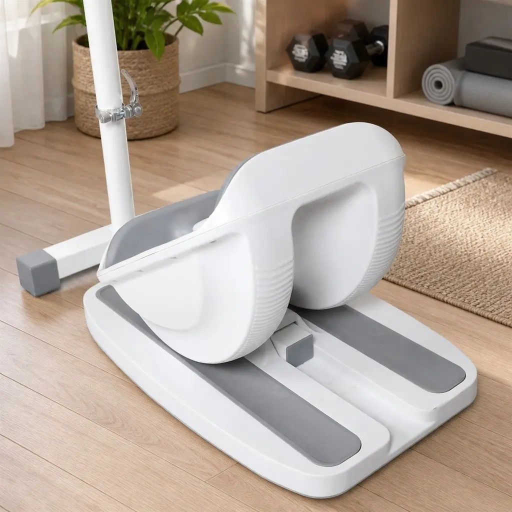 Adjustable Slant Board Leg Stretcher Home Fitness Exercise 55cm x 31cm White