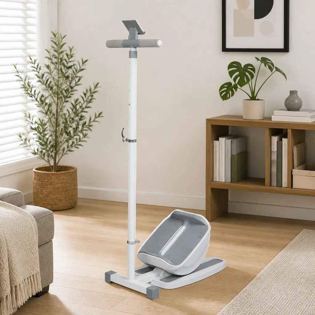 Adjustable Slant Board Leg Stretcher Home Fitness Exercise 55cm x 31cm White