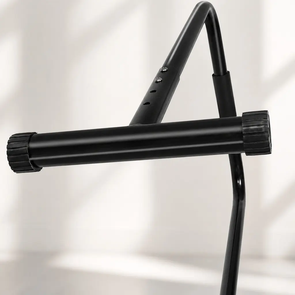 Adjustable Parallel Dip Bar Station Home Gym Strength Training Equipment Black 74cm to 89cm