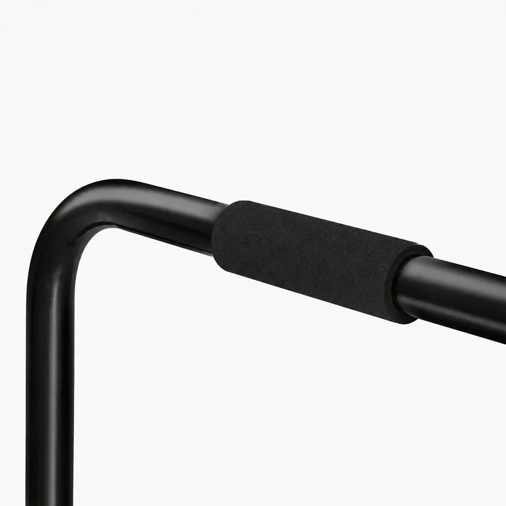 Adjustable Parallel Dip Bar Station Home Gym Strength Training Equipment Black 74cm to 89cm