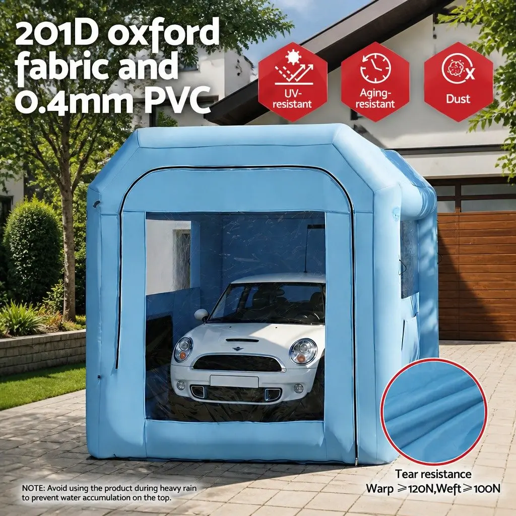 Inflatable Paint Booth 2.5x2.5x3M Spray Booth Blue