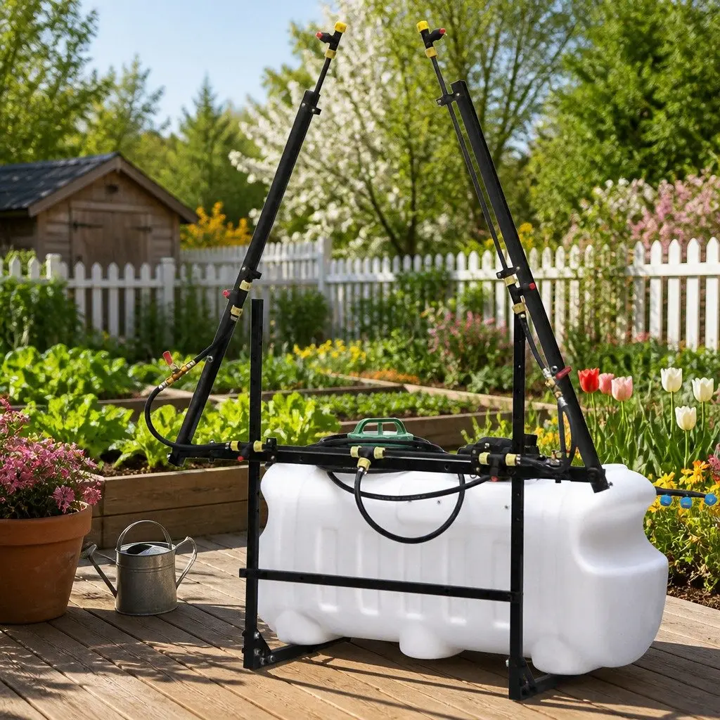 Weed Sprayer 100L Tank 3M Boom ATV Garden Spray Pesticide Herbicide Black