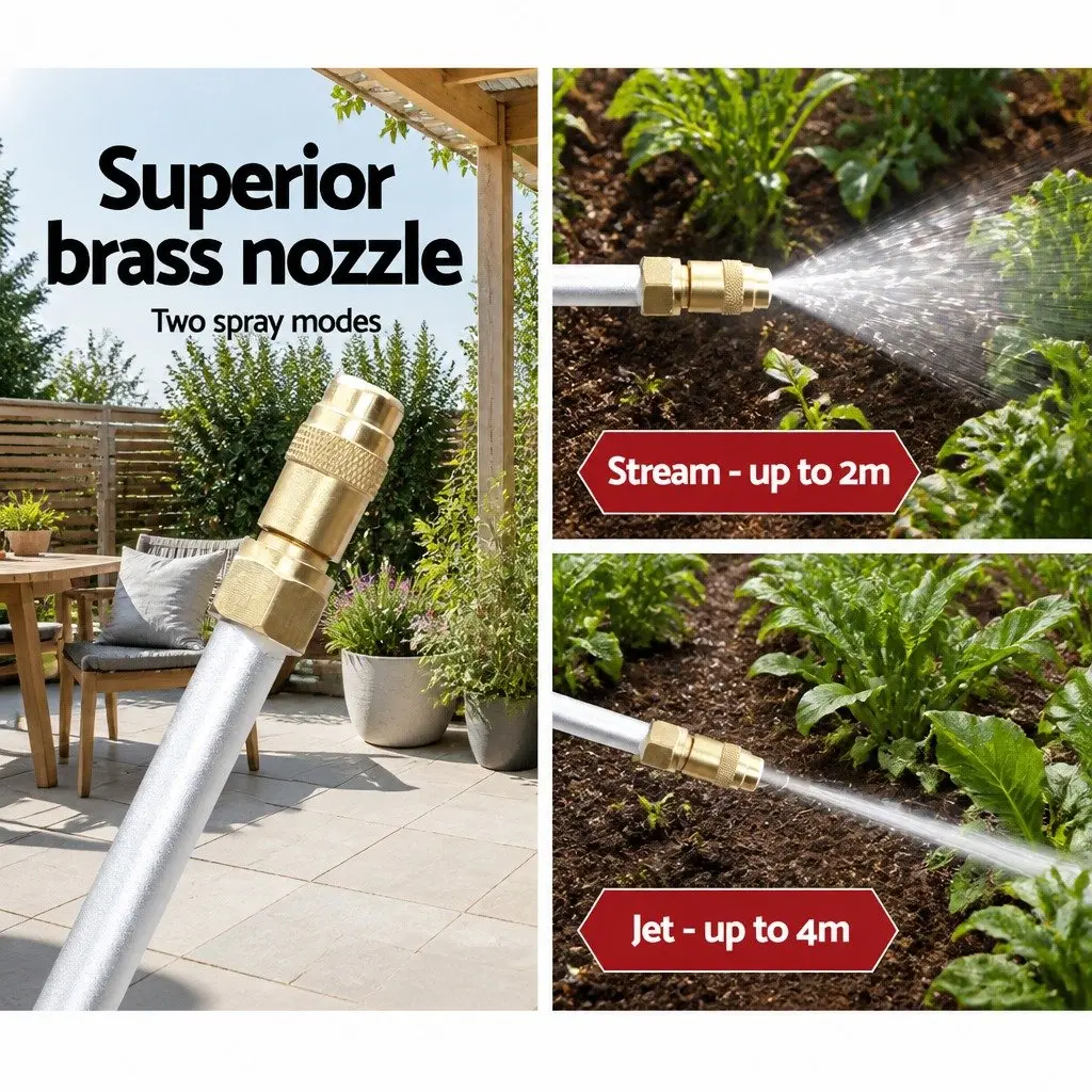 100L ATV Weed Sprayer Garden Spray Tank 1.5M Black Mounted Quad Bike