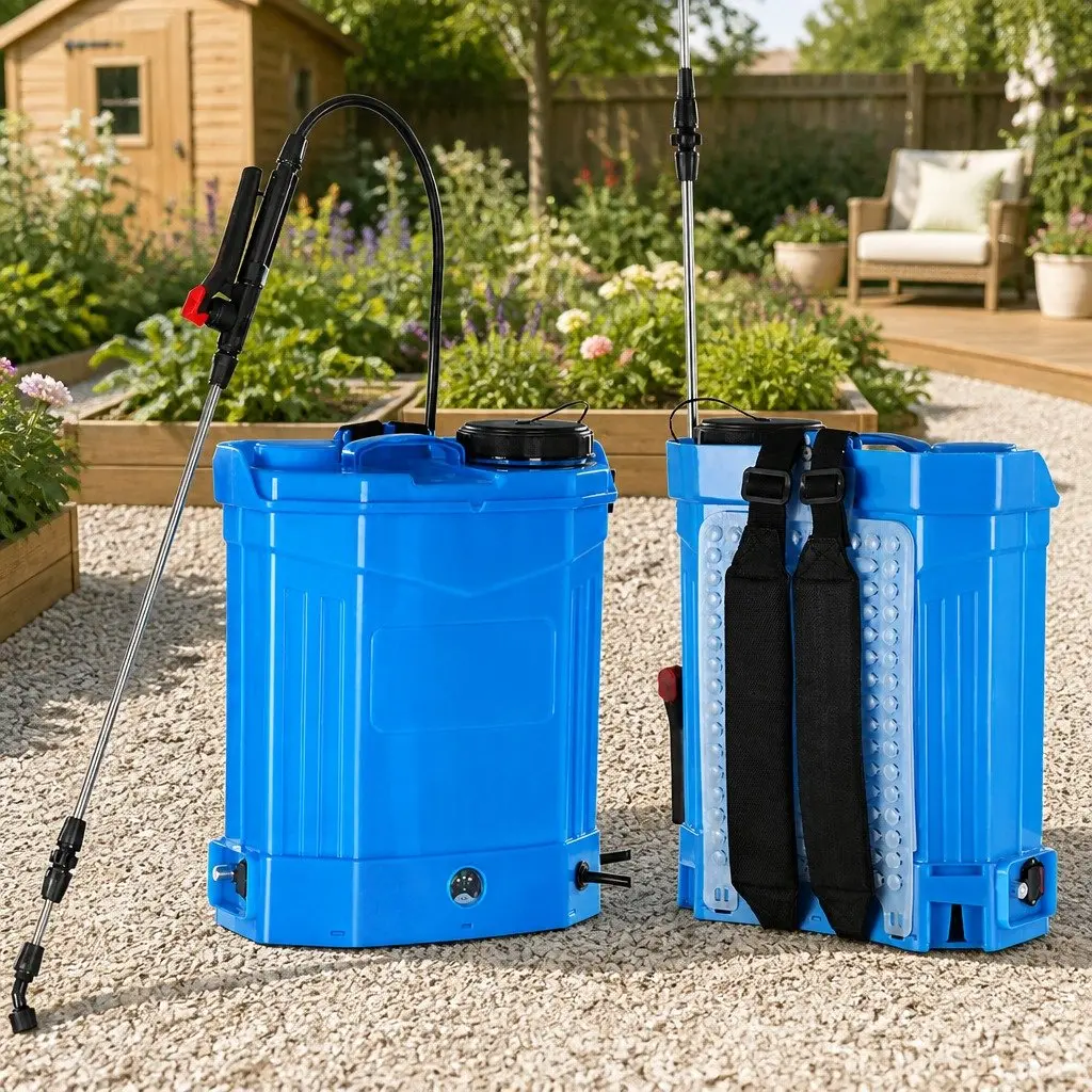 Electric Backpack Sprayer 16L Garden Pesticide Herbicide Blue