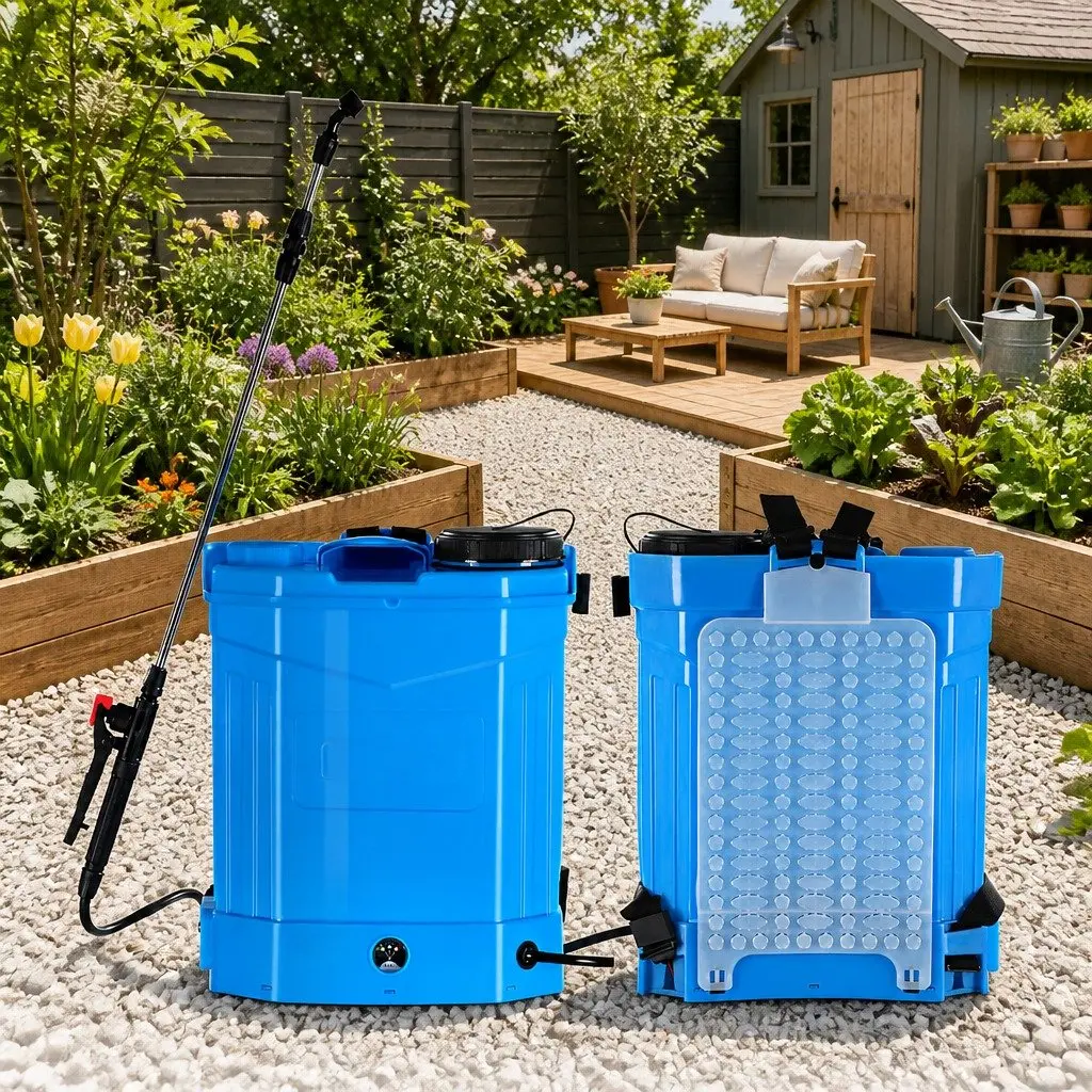 Electric Backpack Sprayer 16L Garden Pesticide Herbicide Blue
