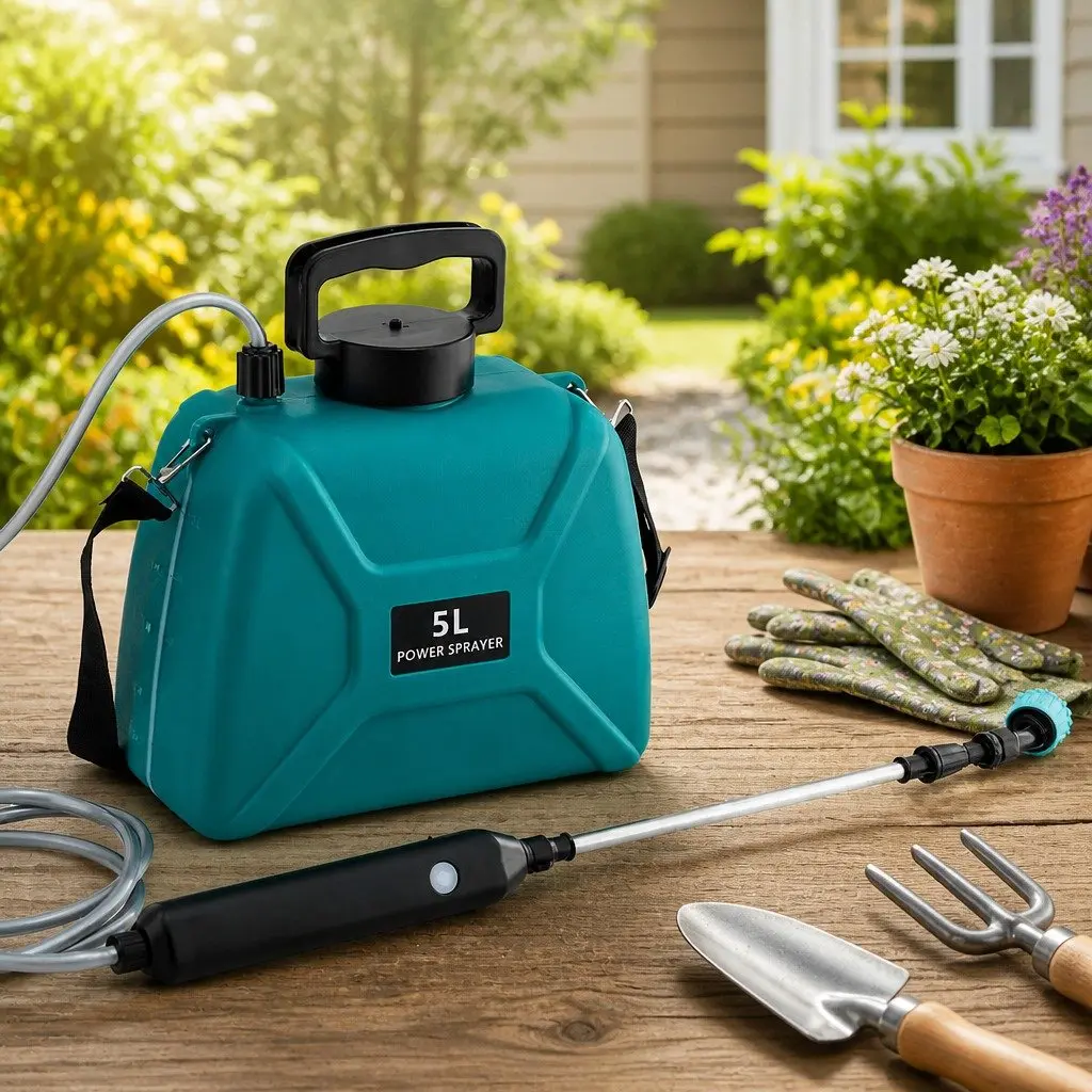 Electric Weed Sprayer USB Charging 5L Garden Herbicide Green