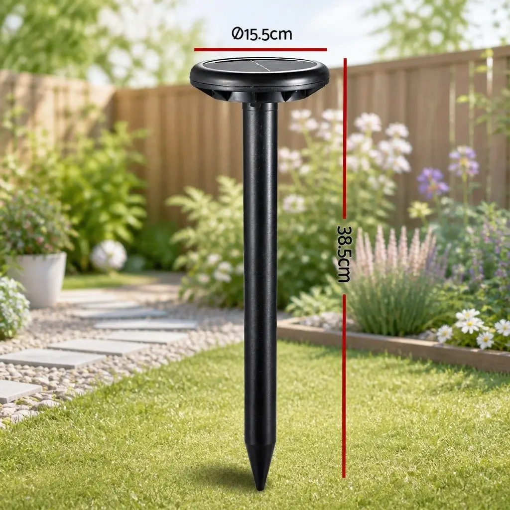 Snake Repeller Solar Powered Ultrasonic 4 Pack Garden Yard Pest Control