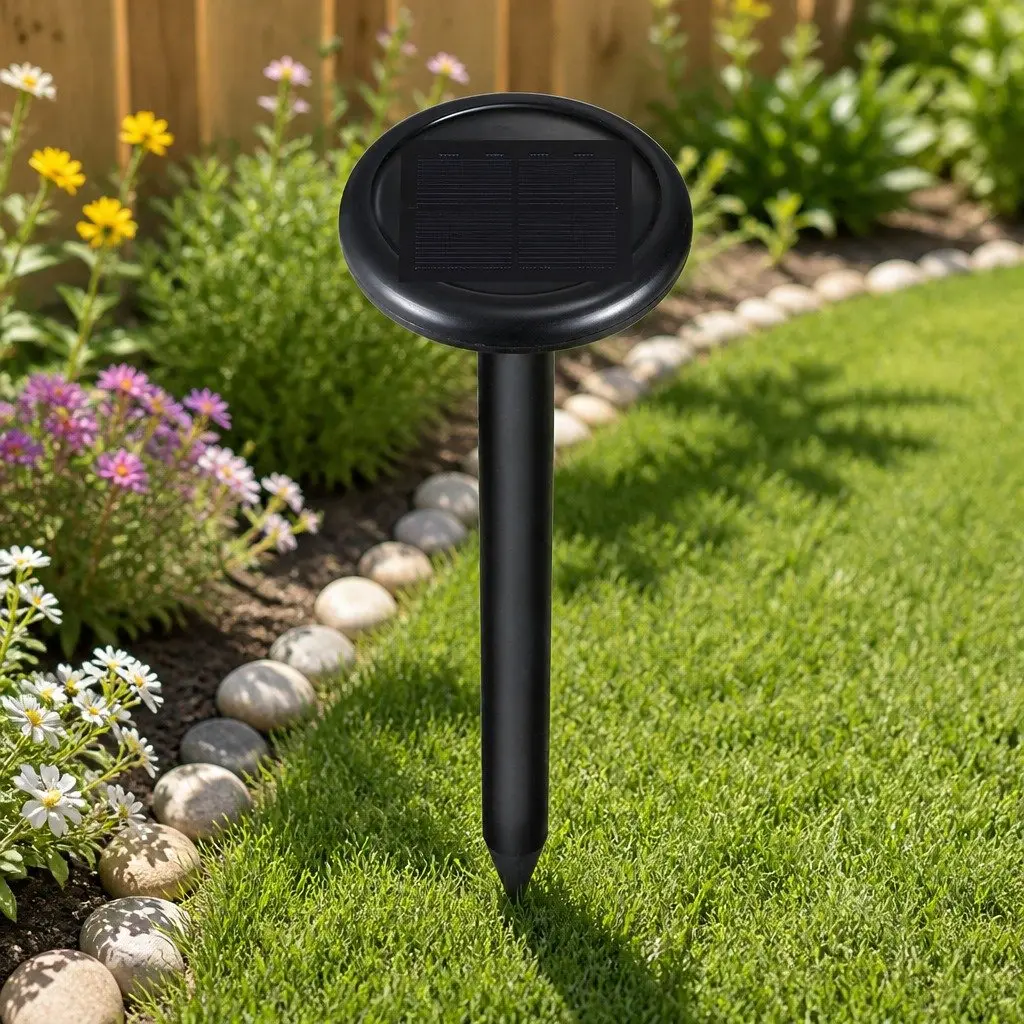 Snake Repeller Ultrasonic Solar Powered 6 Piece Garden Yard Farm Orchard