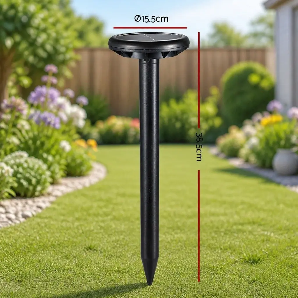 Snake Repeller Ultrasonic Solar Powered 6 Piece Garden Yard Farm Orchard