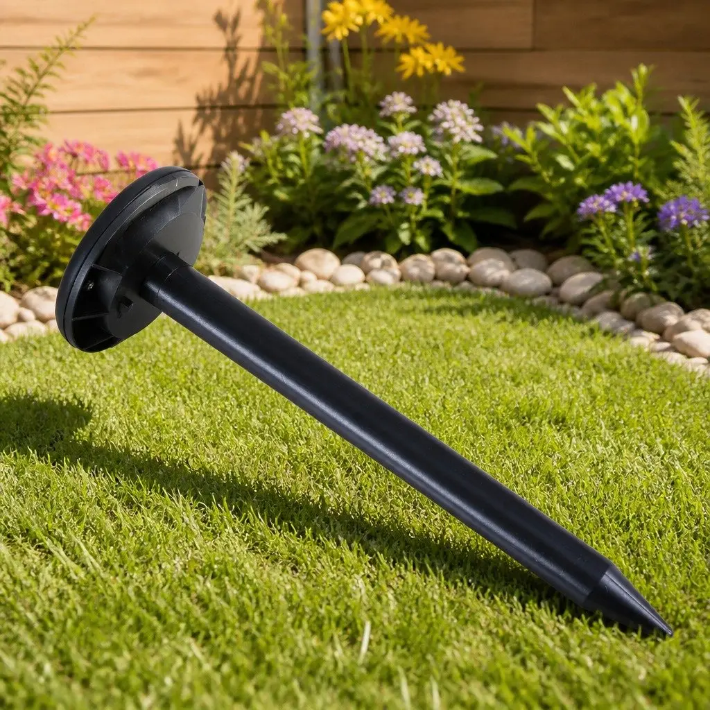 Snake Repeller Ultrasonic Solar Powered 6 Piece Garden Yard Farm Orchard