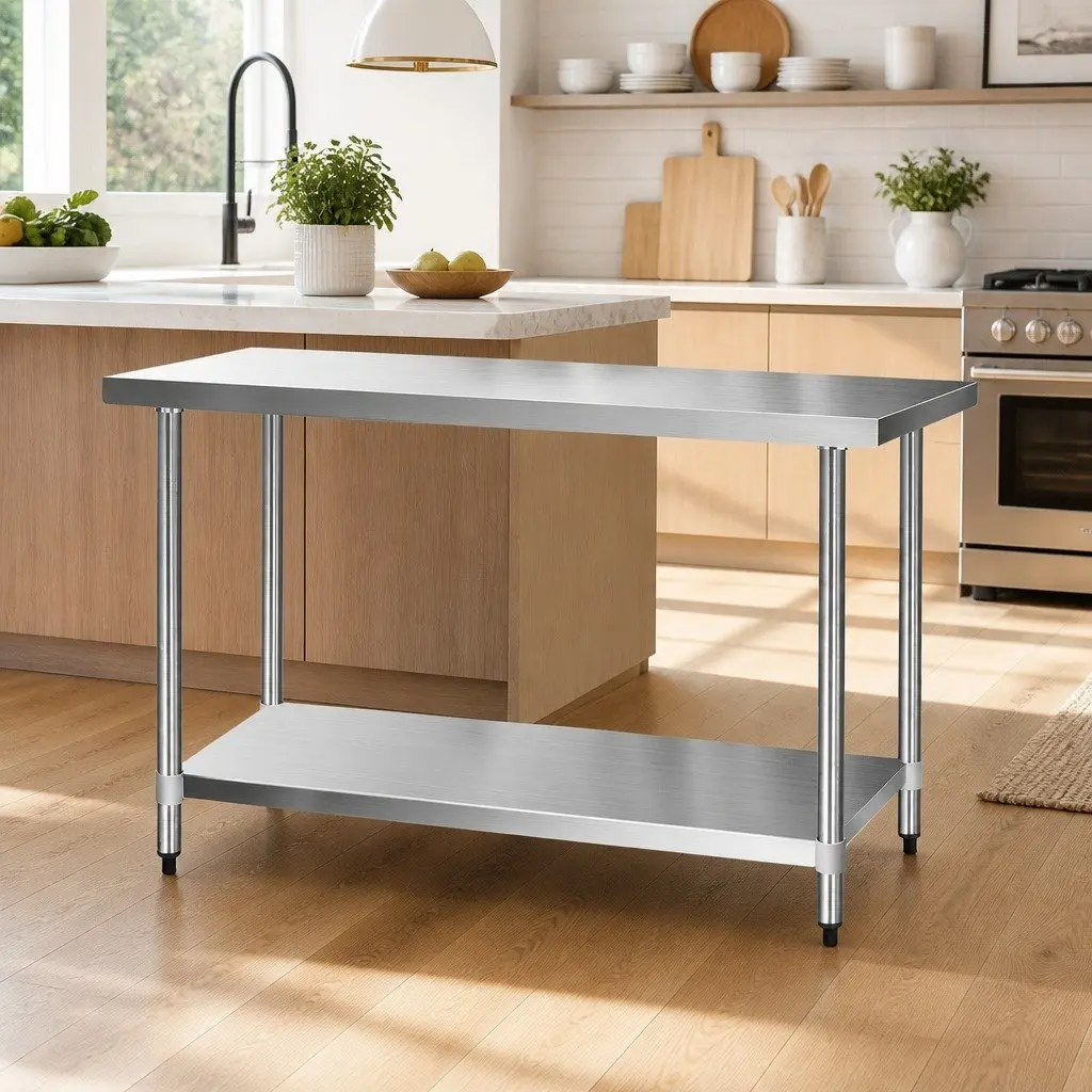 Stainless Steel Kitchen Table 1524x610mm