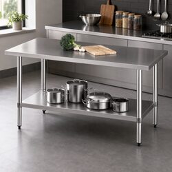 Reliable Stainless Steel Work Bench 1524x762mm for Your Kitchen