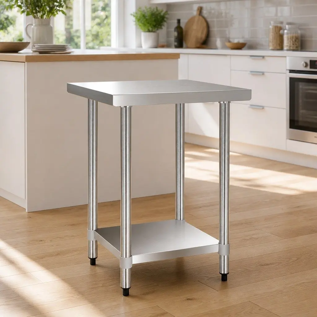 Stainless Steel Work Bench for Home and Cafes