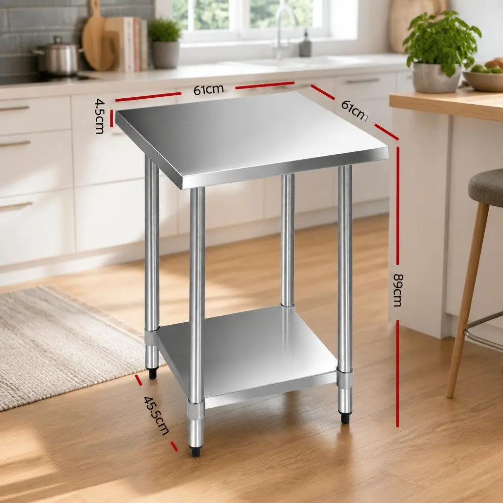 Stainless Steel Work Bench for Home and Cafes