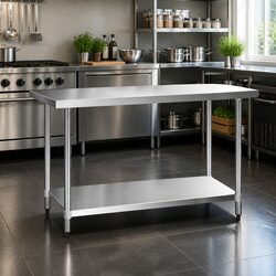 Stainless Steel Work Bench - Functional & Reliable 1524x610mm