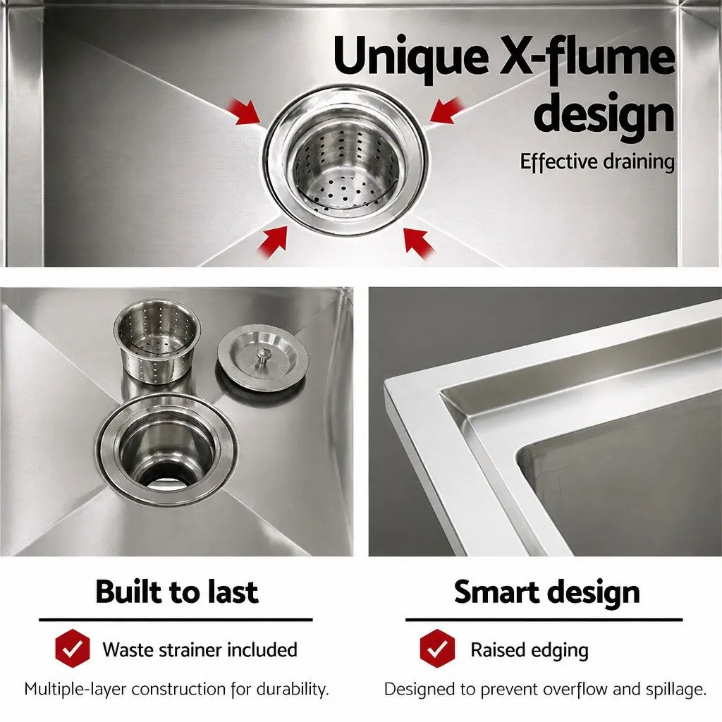 Stainless Steel Sink Bench for Food Prep