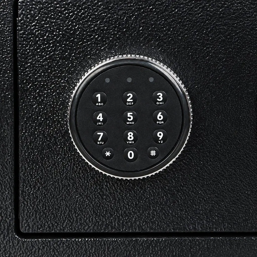 Digital Security Safe Box 8.1L Password Key Lock Home Office Cash Jewelry