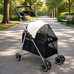 Comfortable Pet Stroller - Ideal for Daily Outings