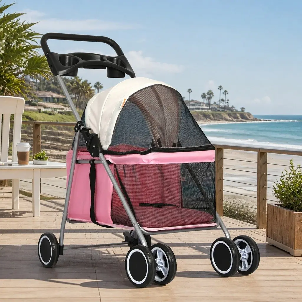 Pet Stroller That Combines Functionality and Comfort