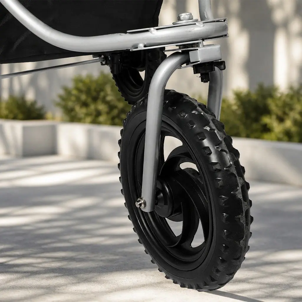 Pet Stroller with Secure Compartment