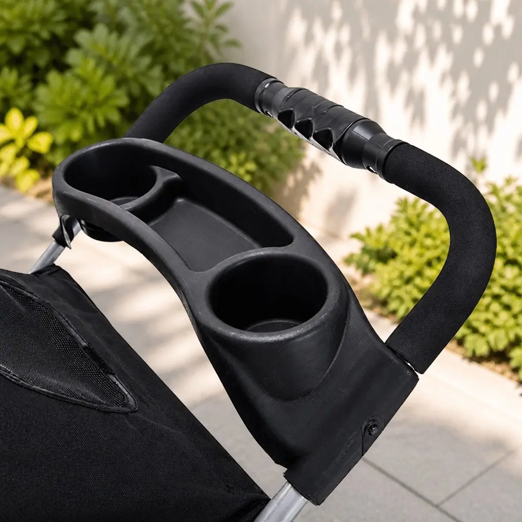 Pet Stroller with Secure Compartment