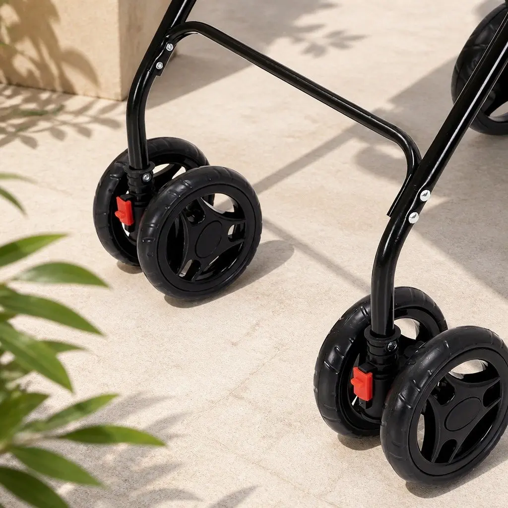 Two-Tier Pet Stroller for Small Pets